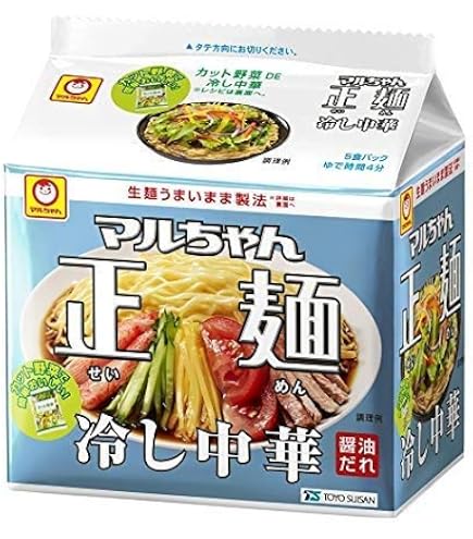 マルちゃん Amazon.co.jp: 東洋水産 マルちゃん正麺 冷し中華 5食パック : 食品
